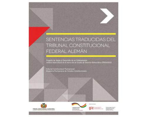 Sentencias traducidas del tribunal constitucional federal alemán – PROJURIDE