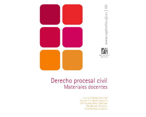 Derecho procesal civil. Materiales docente – Varias autores