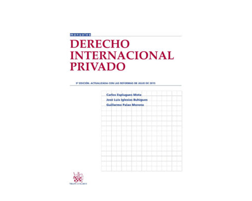 Derecho internacional privado – Carlos Esplugues Mota