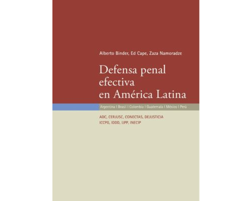 Defensa penal efectiva en América Latina – Alberto Binder