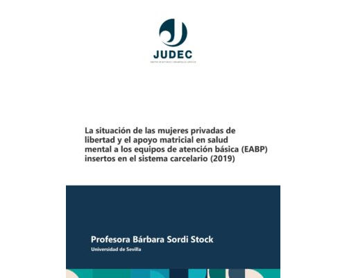 La situación de las mujeres privadas de libertad y el apoyo matricial en salud mental a los equipos de atención básica – Bárbara Sordi Stock
