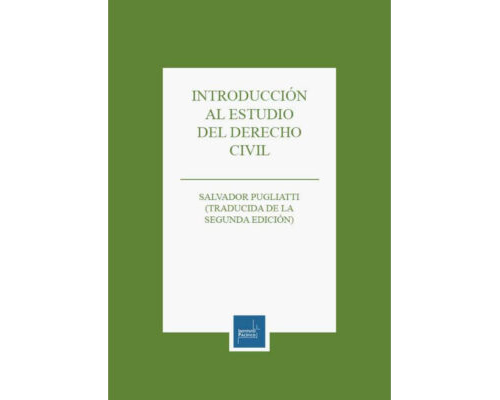 Introducción al estudio del derecho civil – Salvador Pugliatti